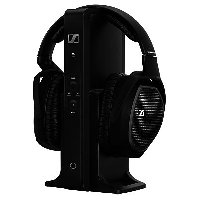 Sennheiser RS175 Over-Ear Surround Sound RF Wireless Headphones, Black